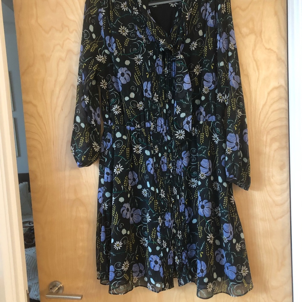 Banana Republic gauzy floral dress